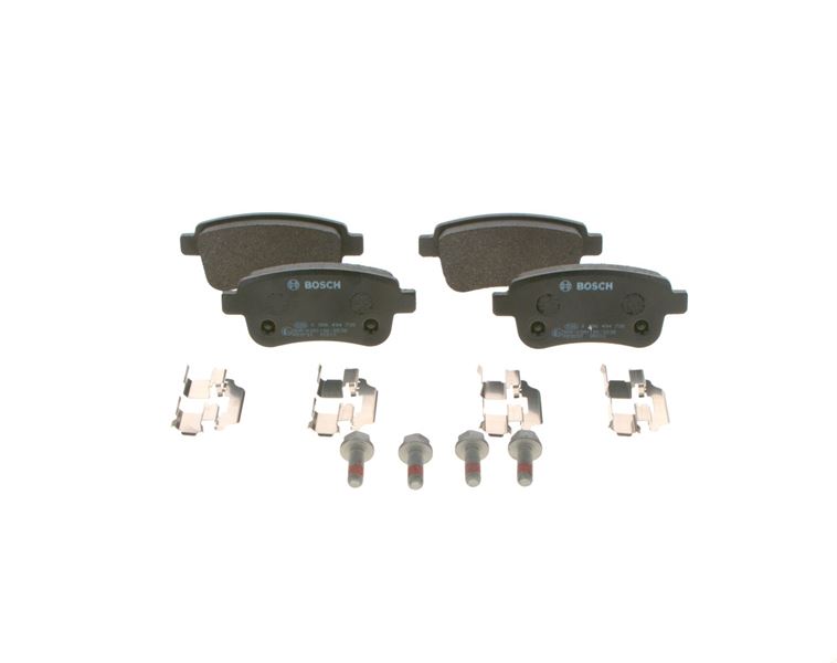 BOSCH 0986494735 Fren Balatasi Arka Wva 24820 Megane Iii 1.6 16v 1.5dci 1.9dci 2.0 16v Grand Scenic Iii 08->